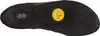 Sohle des Schnür-Kletterschuhs "Tarantulace" von La Sportiva; mit markantem gelben Logo und Gummioberfläche. Produktbild-Vorschau