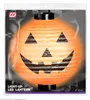 Halloween Deko Laterne "Kürbis" LED 20 cm | Orange Produktbild-Vorschau 2