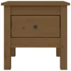Tavolini 2 pz. Marrone miele 40x40x39 cm in legno di pino Anteprima dell’immagine prodotto 9