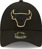 New Era 9Forty Cap - METALLIC Chicago Bulls schwarz Podgląd zdjęcia produktu 2