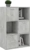 Armadio portaoggetti grigio cemento 60x29,5x90 cm materiale Anteprima dell’immagine prodotto 11