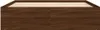 A product shot of a bed frame with wooden slats. Produktbild-Vorschau
