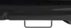 A close-up view of a black roof box with a silver metal handle. Náhľad obrázku produktu