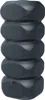 A dark gray, modular water barrel is shown standing upright against a white background. Podgląd zdjęcia produktu