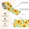 Muralo autoadesivo bordo carta da parati bordo SONNENBLUMEN Anteprima dell’immagine prodotto 2