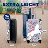MuchoWow® Koffer Handgepäck Trolley Rollkoffer Kleine Produktbild-Vorschau 5