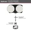 DUR-line 6° Monoblock Single LNB - Astra 19,2°E + Hotbird Produktbild-Vorschau 5
