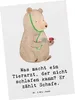 Mr. & Mrs. Panda Postkarte Tierarzt Schafzählen - Weiß - Produktbild-Vorschau 1
