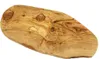 A rustic wooden cutting board on a white background. Produktbild-Vorschau