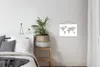 MuchoWow® Textilposter Weltkarte - Farben - Schmetterlinge Produktbild-Vorschau 3