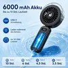 Sprühventilator Handventilator mit Akku 4000mAh, USB Mini Produktbild-Vorschau 5