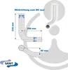 SANIT 02.182.01..0000 Spülbogen d:50x44 links versetzt Produktbild-Vorschau 3