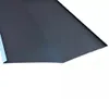 A close-up view of a dark-colored sheet of material, possibly metal or plastic, with a light blue strip along the left edge. Produktbild-Vorschau