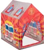 Relaxdays Feuerwehr Kinderzelt, großes Kinderspielzelt für Produktbild-Vorschau 10