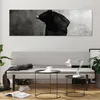 Bilder auf glas - Einteilig - Tanz Schwarz Kleid - 160x50cm Produktbild-Vorschau 6