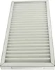 A white air filter with a white frame against a white background. Produktbild-Vorschau