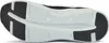 The underside of a white and black athletic shoe. Voir les images du produit