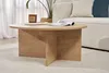 Dmora Couchtisch Simbario 90x90x40h cm Braun Eiche, Runde Produktbild-Vorschau 4
