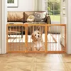 COSTWAY Barrière de sécurité pour chiens en 3 parties, Voir les images du produit 2