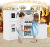 COSTWAY Kinderküche Holz, Spielküche mit Licht und Sound, Produktbild-Vorschau 8