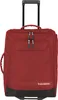 A red rolling suitcase is shown against a white background. Produktbild-Vorschau
