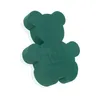 Nass Steckschaum Teddybär 25x21x6cm auf Hartschaumunterlage Produktbild-Vorschau 3
