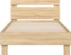 vidaXL Cadre de lit sans matelas avec tête de lit en chêne Voir les images du produit 5