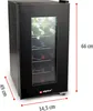 alpina Weinkühlschrank 50L - Weinkühler für 18 Flaschen - Produktbild-Vorschau 2
