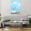 Bilder auf glas - Einteilig - Boot Anker Wolken Junge - Produktbild-Vorschau 6