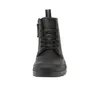 A front view of a black Palladium boot. Podgląd zdjęcia produktu