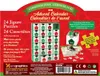 The back of a Christmas advent calendar box for jigsaw puzzles featuring dogs. Podgląd zdjęcia produktu