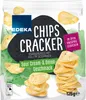 EDEKA Chips Cracker Sour Cream&Onion (125g Packung) + usy Produktbild-Vorschau 2