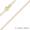 1-1mm-Rund-Ankerkette-aus-333-Gelbgold-45cm Produktbild-Vorschau