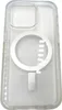 A clear phone case with a magnetic ring visible inside. Produktbild-Vorschau