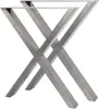 Bc-elec - HMLT-3 Set de 2 pieds de table en acier brut Voir les images du produit 1