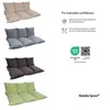 Lot de coussins de palette 120x80 cm de jardin avec Voir les images du produit 7