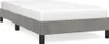 vidaXL Bettgestell ohne Matratze Hellgrau 90x200 cm Samt Produktbild-Vorschau 1
