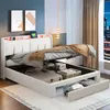 Čalouněná postel ProximaX 160x200 cm s USB, sametová postel Náhled obrázku produktu 9