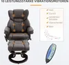 Poltrona relax con funzione massaggio Poggiapiedi Poltrona Anteprima dell’immagine prodotto 3