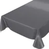 Tischdecke Wachstuch PVC abwaschbar Einfarbig Anthrazit Produktbild-Vorschau 1