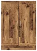 vidaXL Regál na knihy vzhľad starého dreva 82,5x30,5x115 cm Náhľad obrázku produktu 5
