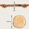 Große 50 cm XXL Baumscheibe 1 Stk. zum Holz-Deko Basteln Produktbild-Vorschau 3