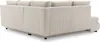 Rear view of a cream-colored sectional sofa. Produktbild-Vorschau