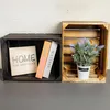 Creative Deco 3 x Holzkiste Braun Geflammt | 40 x 30 x 23 Produktbild-Vorschau 5