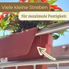 2er Set Geländertopf Balkon mit Wasserspeicher Blumentopf Produktbild-Vorschau 6