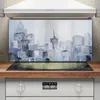 Coloray Küchenrückwand 100x50 Spritzschutz aus Glas - Stadt Produktbild-Vorschau 2