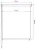 vidaXL Außenrollo Creme 85 (B) x 140 (H) cm HDPE Produktbild-Vorschau 5