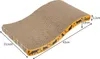 A cardboard cat scratching lounge bed with dimensions indicated. Produktbild-Vorschau