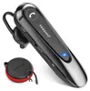 A black Bluetooth headset and its charging case are displayed on a white background. Produktbild-Vorschau