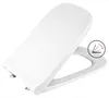 WC Sitz - Toilettensitz - für Geberit Smyle Square - Weiß - Produktbild-Vorschau 9